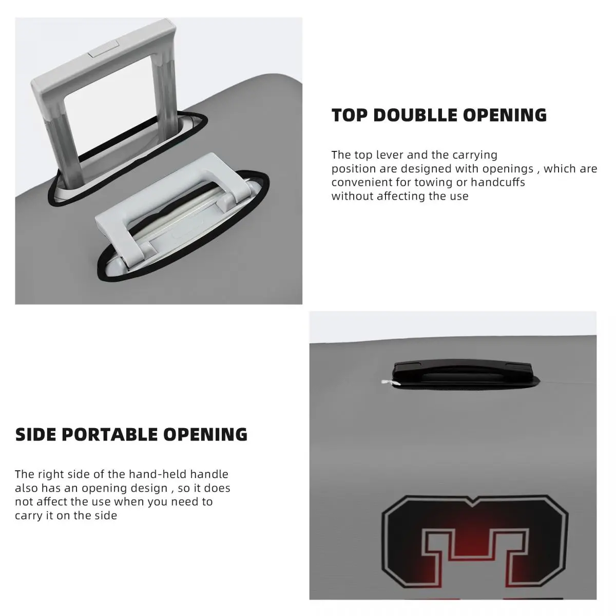 Michael Jordan nr. 23 kofferhoes bescherming elastische reisbagage beschermhoezen voor 18-32 inch