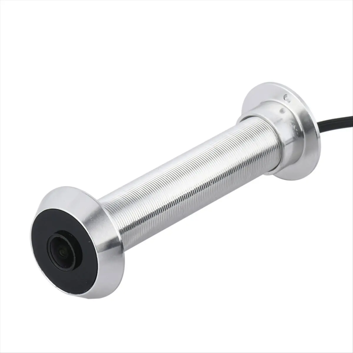 [N82R] 1080P Tuya Smart Life Home Digital Viewer Peepholes Door Camera Eye WiFi IR Night Vision Door Eye Camera EU PLUG Silver