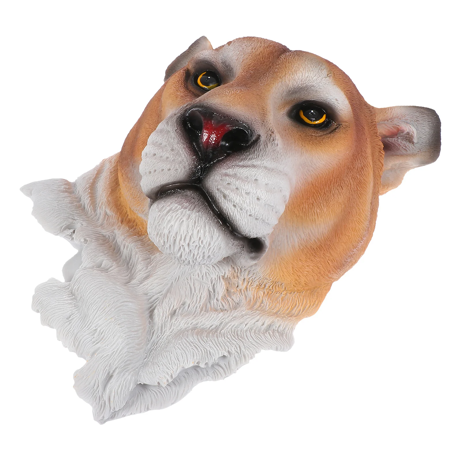 

1Pcs Resin Leopard Head Wall Hanging Decor Animal Head Ornament Creative Wall Artware Indoor Outdoor Decoration