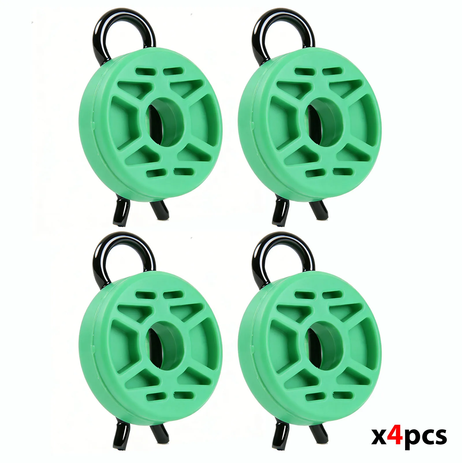 4X For Volvo 850 1993 - 1997 S70 V70 1998 - 2000 Front Green Power Window Regulator Guide Rollers Clips Automotive Goods 4493433