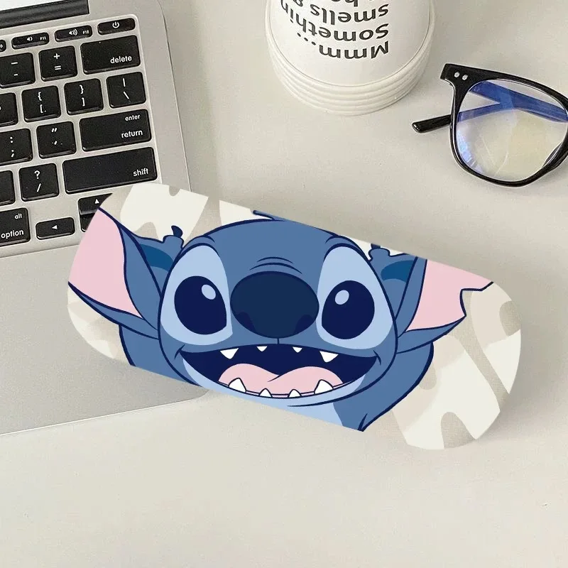 Stitch Angel etui na okulary Kawaii Cartoon Anime rysunek odporne na ciśnienie krótkowzroczność pudełko do przechowywania okularów przeciwsłonecznych obudowa ochronna prezenty