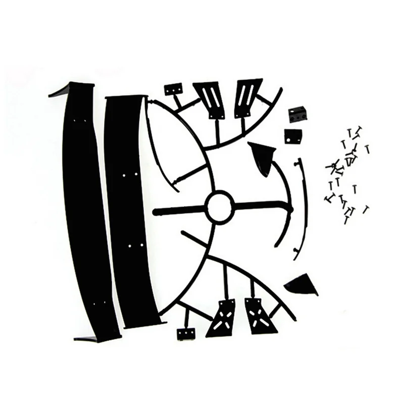 T79C 1/10 RC 레이싱 드리프트 카 2 종류 리어 테일 윙 바디 스포일러 윙 1:10 범용 부품 액세서리