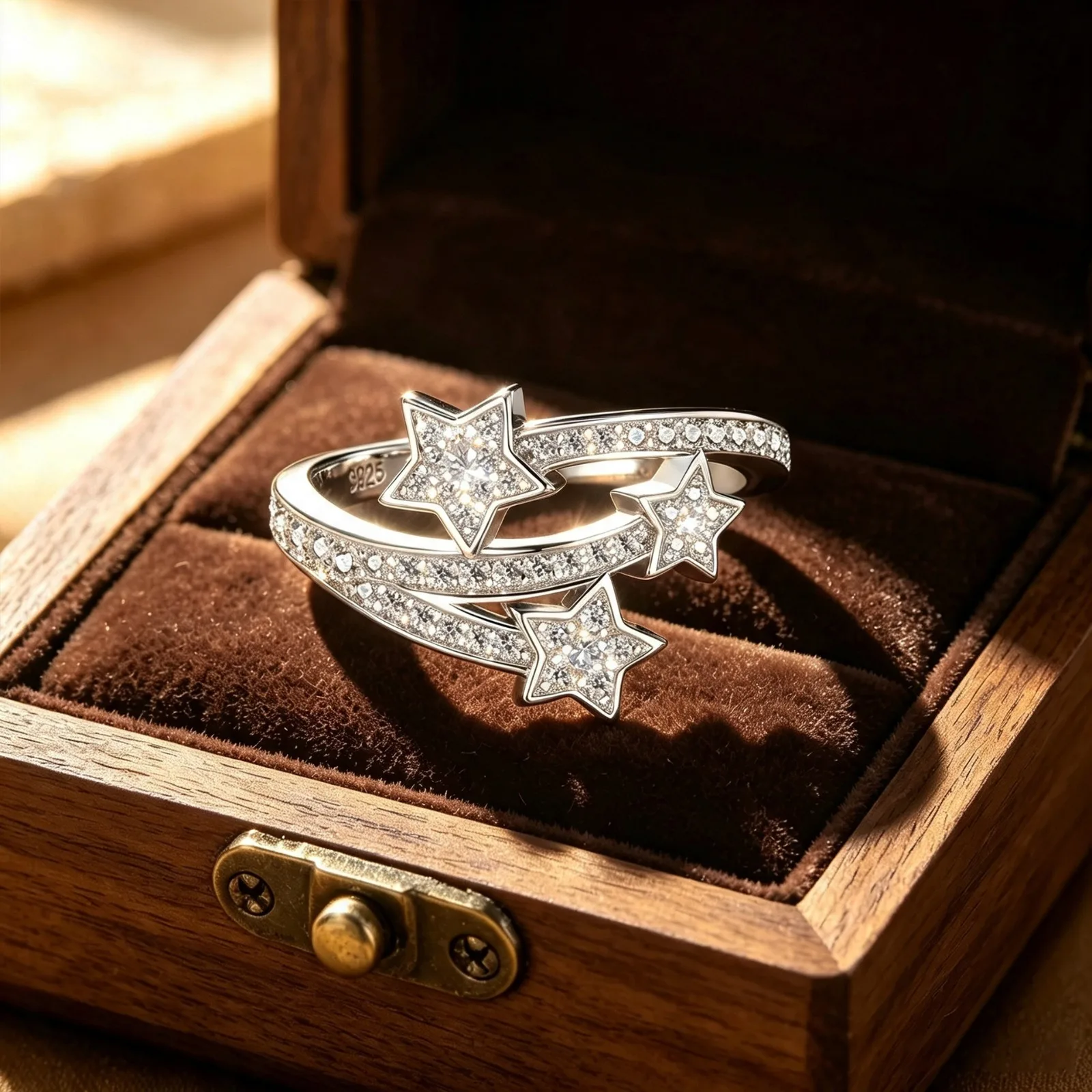 MUSHAN Jewelry Factory Wholesale 925 Sterling Silver Rings Wedding Band for Women Real D Color Moissanite Diamond Ring