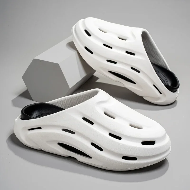 

Casual Beach Sandals Mens Shoes Summer Outerwear Anti-Slip Baotou Sandals Men's Soft Sole Sports and Slippers Men 2025
