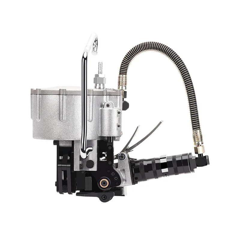 

Pneumatic steel belt baler Iron belt Pneumatic baler Automatic tightening lock binding machine
