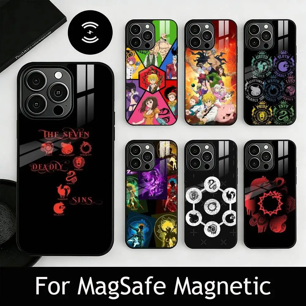 S-Seven D-Deadly Sins Phone Case For iPhone17,16,15,14,13,12,11 Plus,Pro Magnetic For Magsafe Wireless Charging