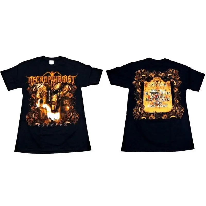 

Necrophagist T Shirt Epitaph Death Metal Grindcore Goregrind Reprint NEW