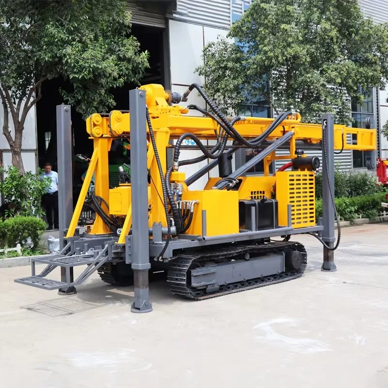 Fully Hydraulic Core Drilling Rig 600M Depth Light Crawler Geotechnical Drill Soil Investigation Tools