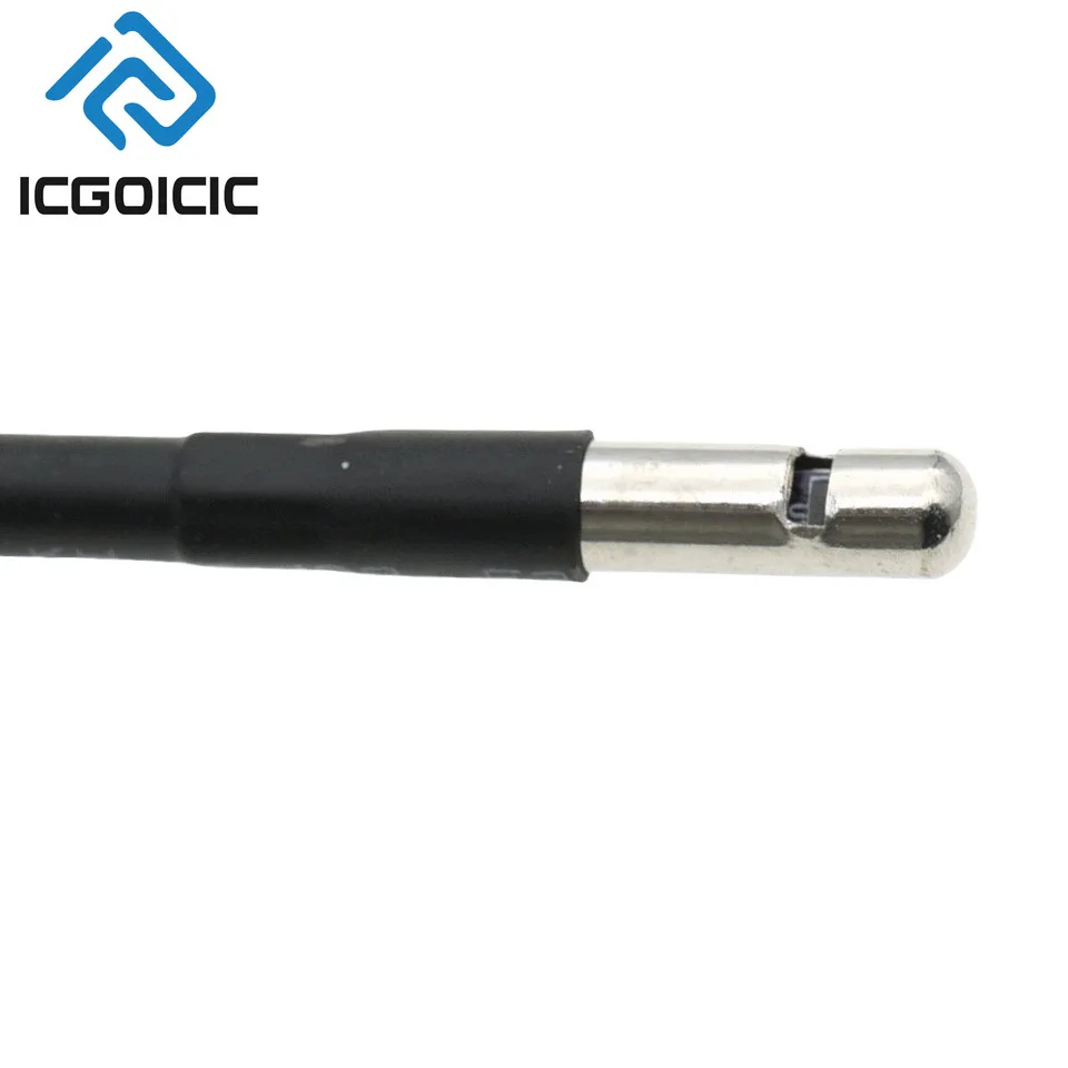 AHT10/AHT20/AHT30 Waterproof Temperature And Humidity Sensor With I2C Stainless Steel Probe Wire For Industrial Applications