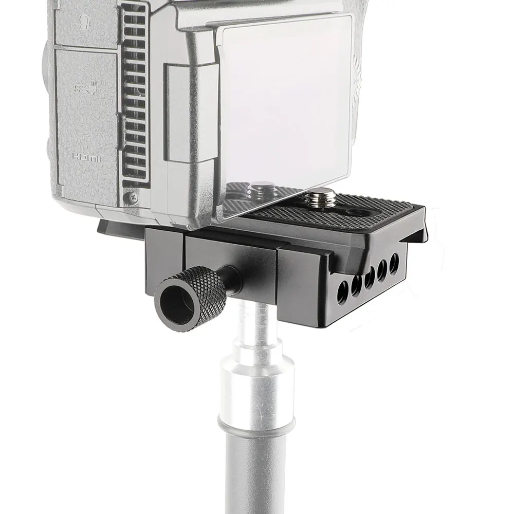 Kimrig อะแดปเตอร์แบบหนีบสำหรับ Manfrotto 577 501 500AH 701HDV ชุดขาตั้งกล้อง DSLR Q5