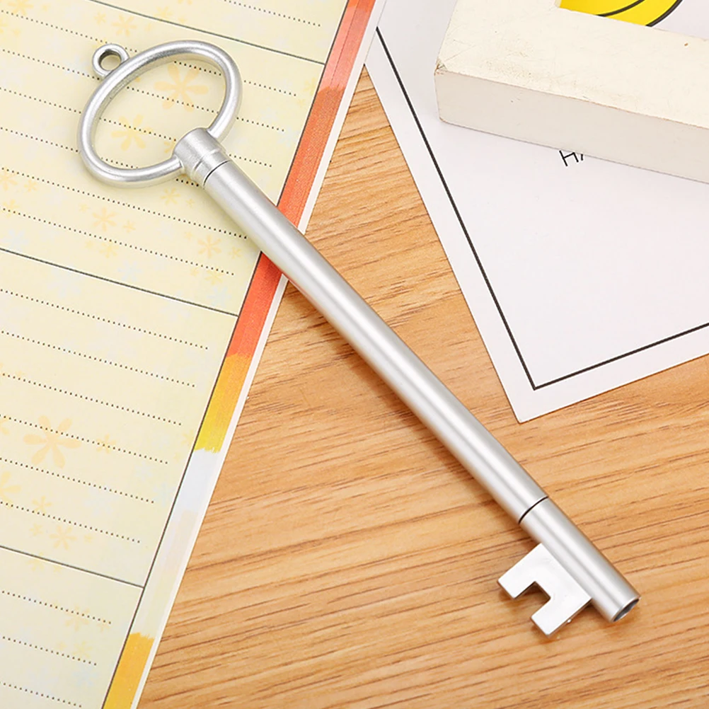 

12pcs Vintage Key Shaped 0.5Mm Gel Pens Office Supplies Stationery Smooth Writing Pens For Students Gift