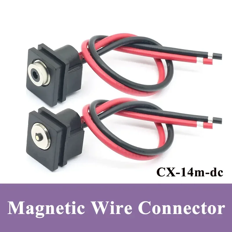 

Magnetic Suction Wire Connector cx-14m-dc cx-08m-dc Male Female Magnetic Plug Contact Adsorption Pogopin Terminal with Line