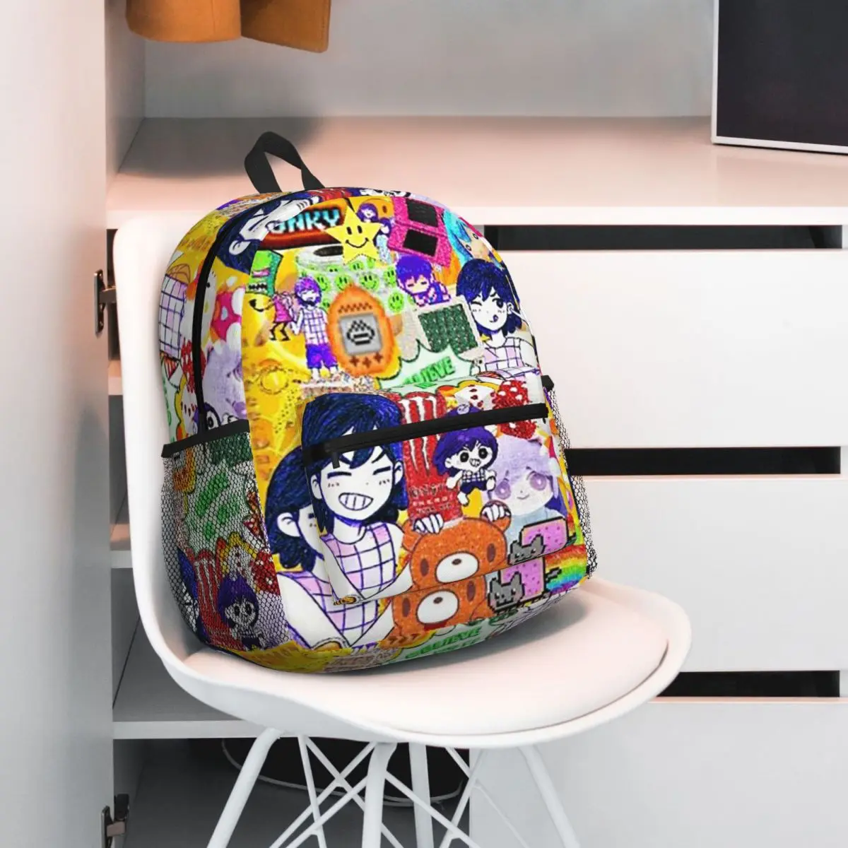 

Студенческий рюкзак Omori, школьная сумка, походный дорожный рюкзак для мальчиков и девочек, модная сумка для книг, сумки на плечо