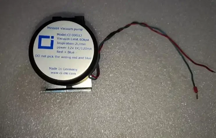 

Аксессуары для кислородного анализатора CI Немецкий микровакуумный насос CI 00G12 отрицательное давление 60 кПа/поток 2 л/мин; рабочее напряжение 12 В постоянного тока