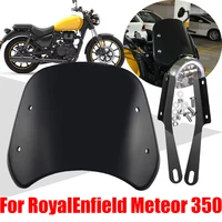 Para RoyalEnfield Royal Enfield Meteor 350, accesorios para motocicleta, parabrisas Retro, protector Deflector de pantalla de viento