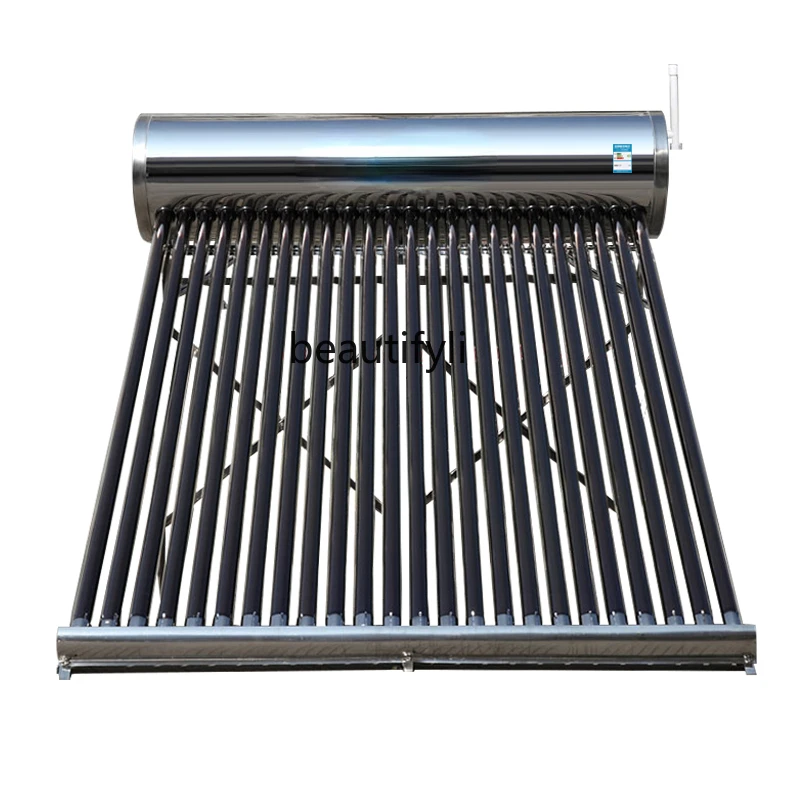 LBX Stainless Steel Solar Water Heater Household Electric Heating Integrated Automatic Water Feeding Photoelectric Dual-Purpose