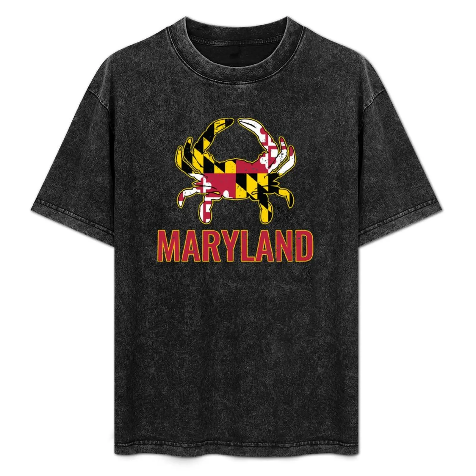 

Maryland Flag, Maryland State Crab Flag T-Shirt Lightweight Cooling Short Sleeve Tee
