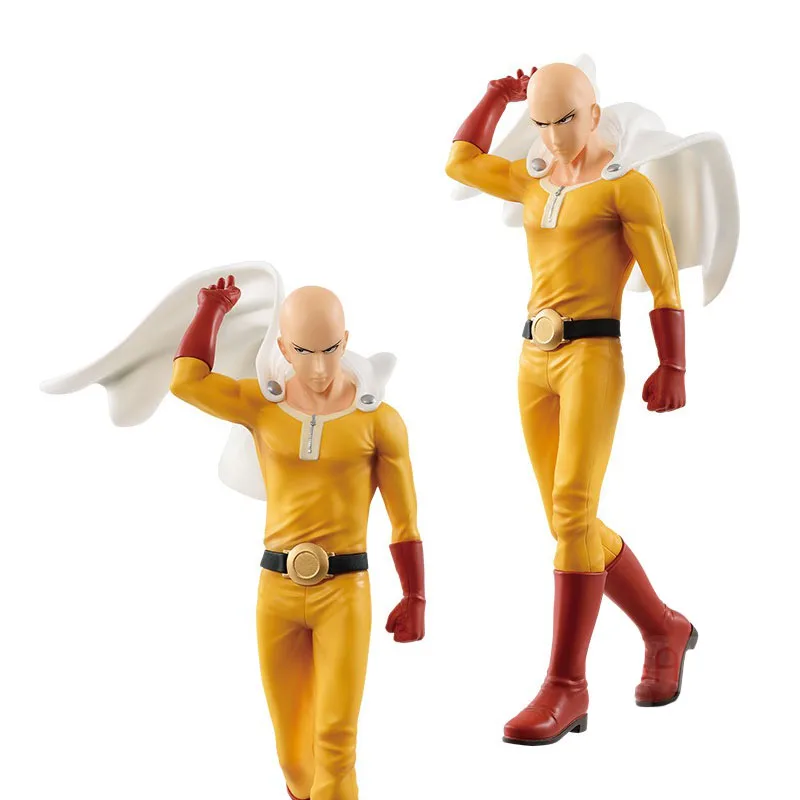 21CM figura Anime ONE PUNCH-MAN Tatsumaki insegnante Classic Suit Lift Cape Standding posa bambole giocattolo regalo raccogliere materiale in PVC