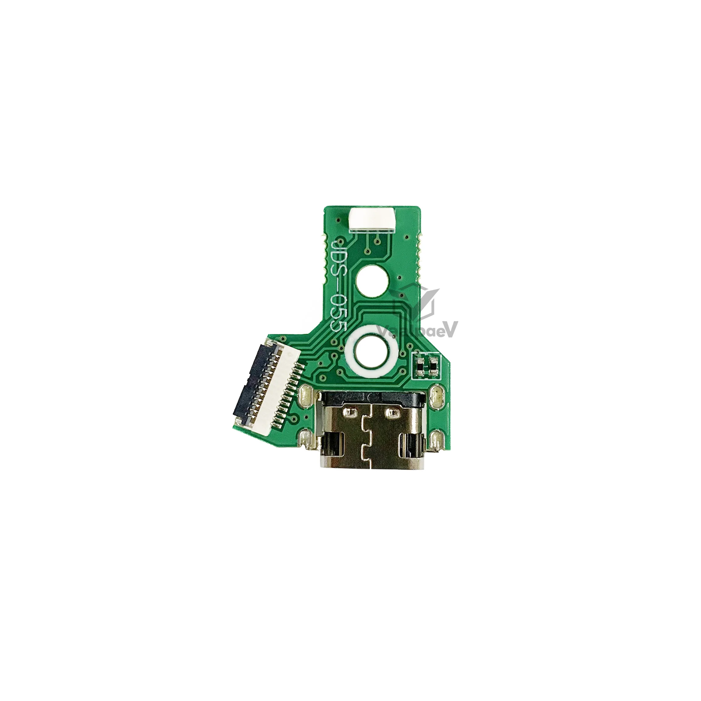 For PS4 DualShock 4 V2 Controller JDS 055/050 DIY USB Micro-B to Type C Fast charging PCB port