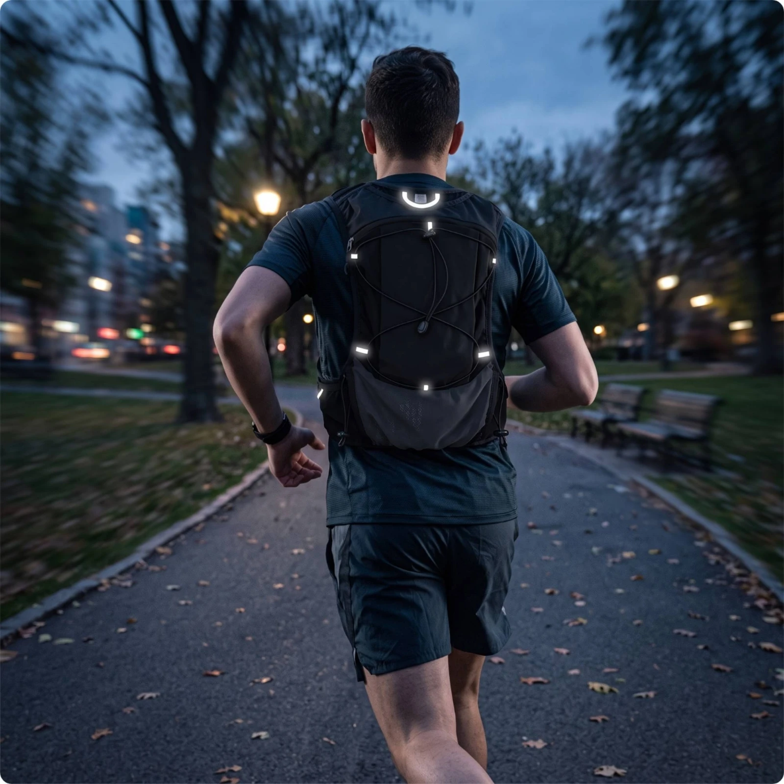 Running Vest Backpack Secure Hydration Vest Running Backpack Comfortable Hydration Pack Sleek for Runners