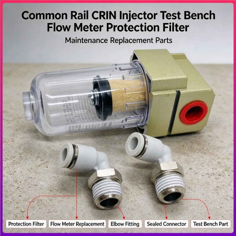 Common Rail CRIN Injector Test Bench Flow Meter Protection Filter Maintenance Replacement Parts