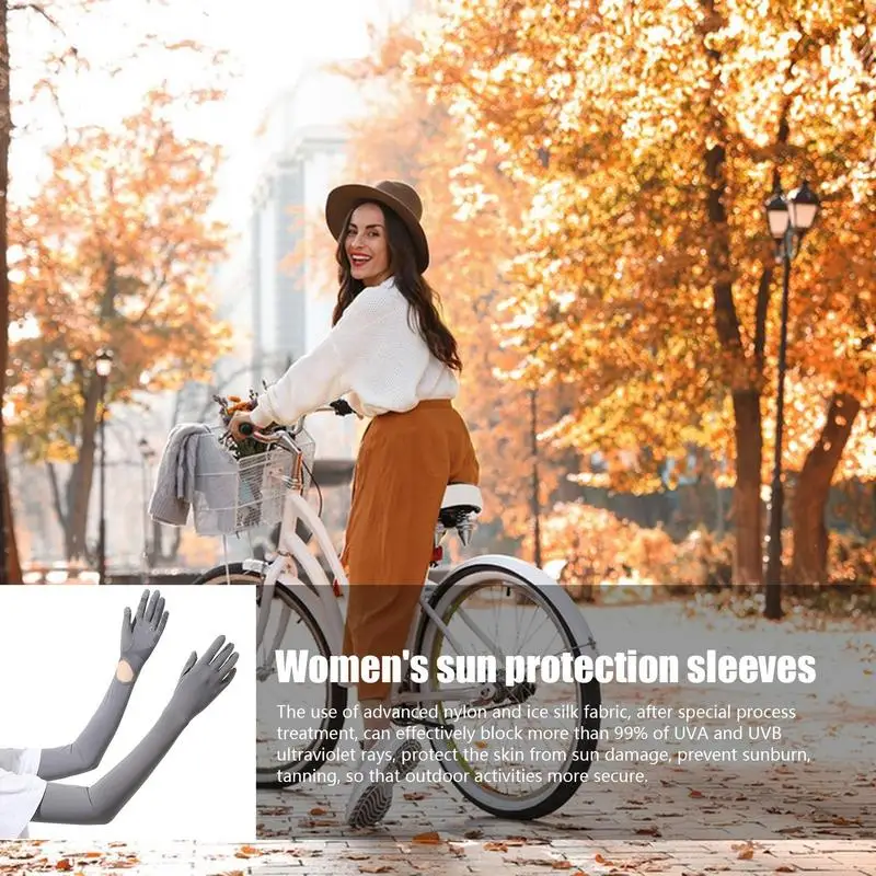 

UV Cooling Sleeves Cooling Comfort Arm Cover For Sun Shielding Breathable Summer Outdoor Sunblock Cooling Arm Sleeve For Cycling