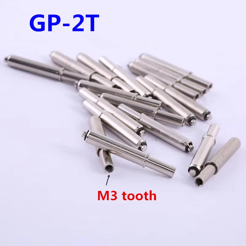 50PCS/Pack Spring Positioning Pin GP-2T Diameter 5.0mm Length 36mm M3 Tooth Guide Column Light Plate Support Pin Test Stand