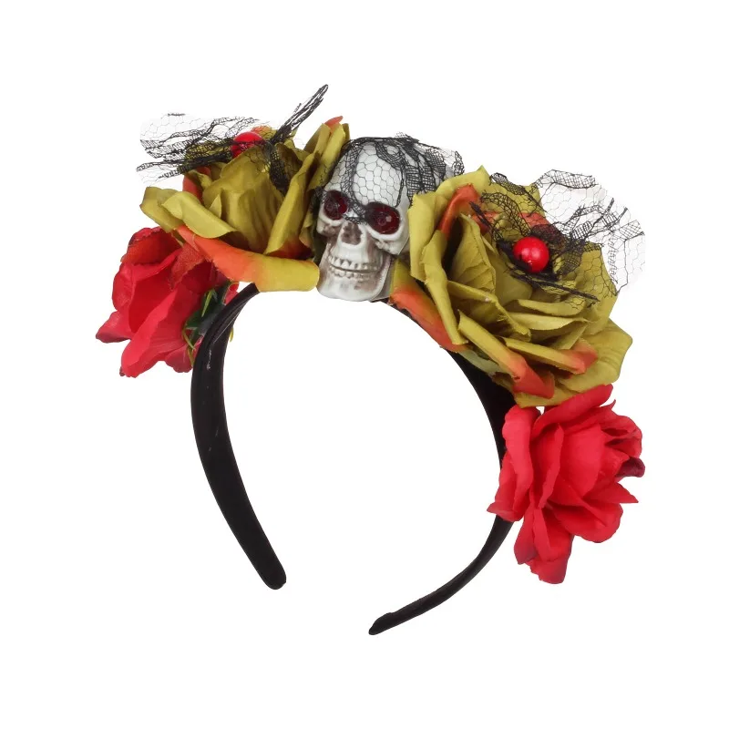 

Day of The Dead Witch decorations, enchanting atmosphere, dreamy witch Halloween party headbands
