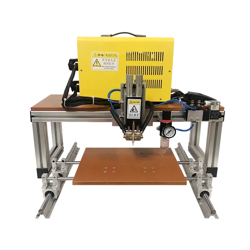Hot sale Pneumatic 18650 cylinder battery spot welding DC   machine for lithium ion  220v hosehold