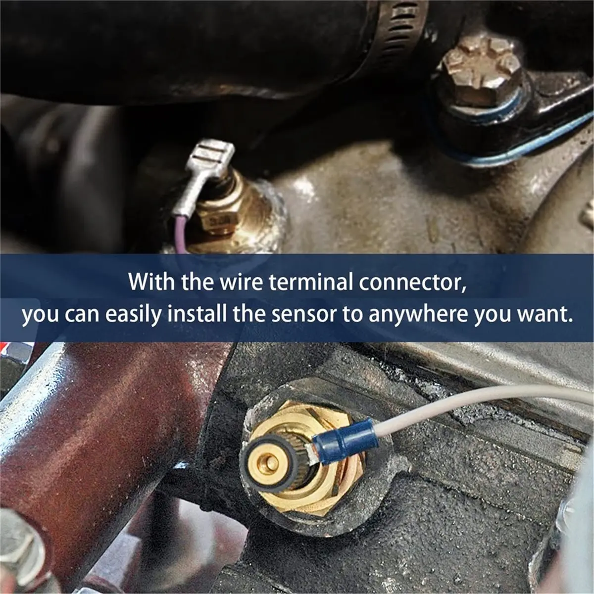Time Saving 3 Pcs Generator Set Accessory M10 150 ℃ Temperature Sensor for Measuring Oil Temperature and Water Temperature