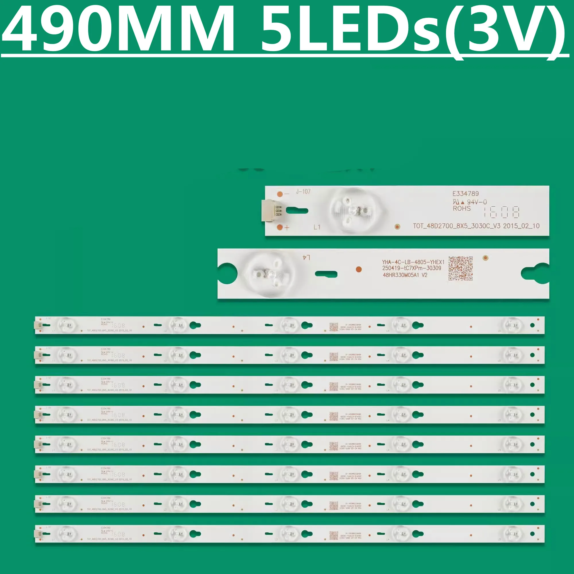 LED Backlight Strip 48D2700 YHF-4C-LB4805-YHEX1 4C-LB4805-HQ4 For 48S100 D48E168  B48A538 B48A558 B48U828U B48U838U B48U858U