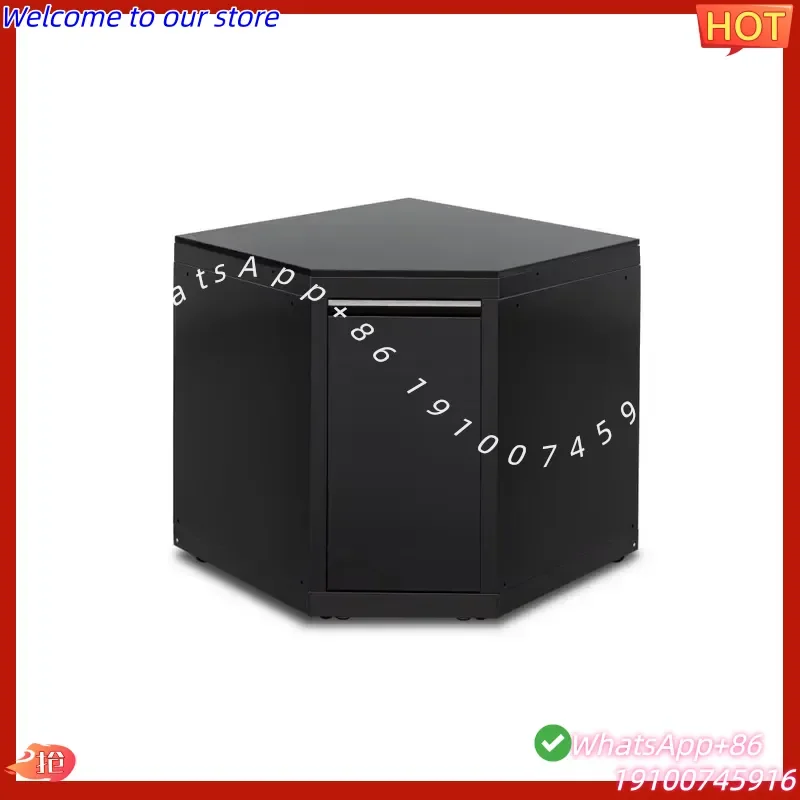 2026CE Modular Stainless Steel 304 Sink Unit Fridge Black Marble Countertop Heat Resistant for Outdoor
