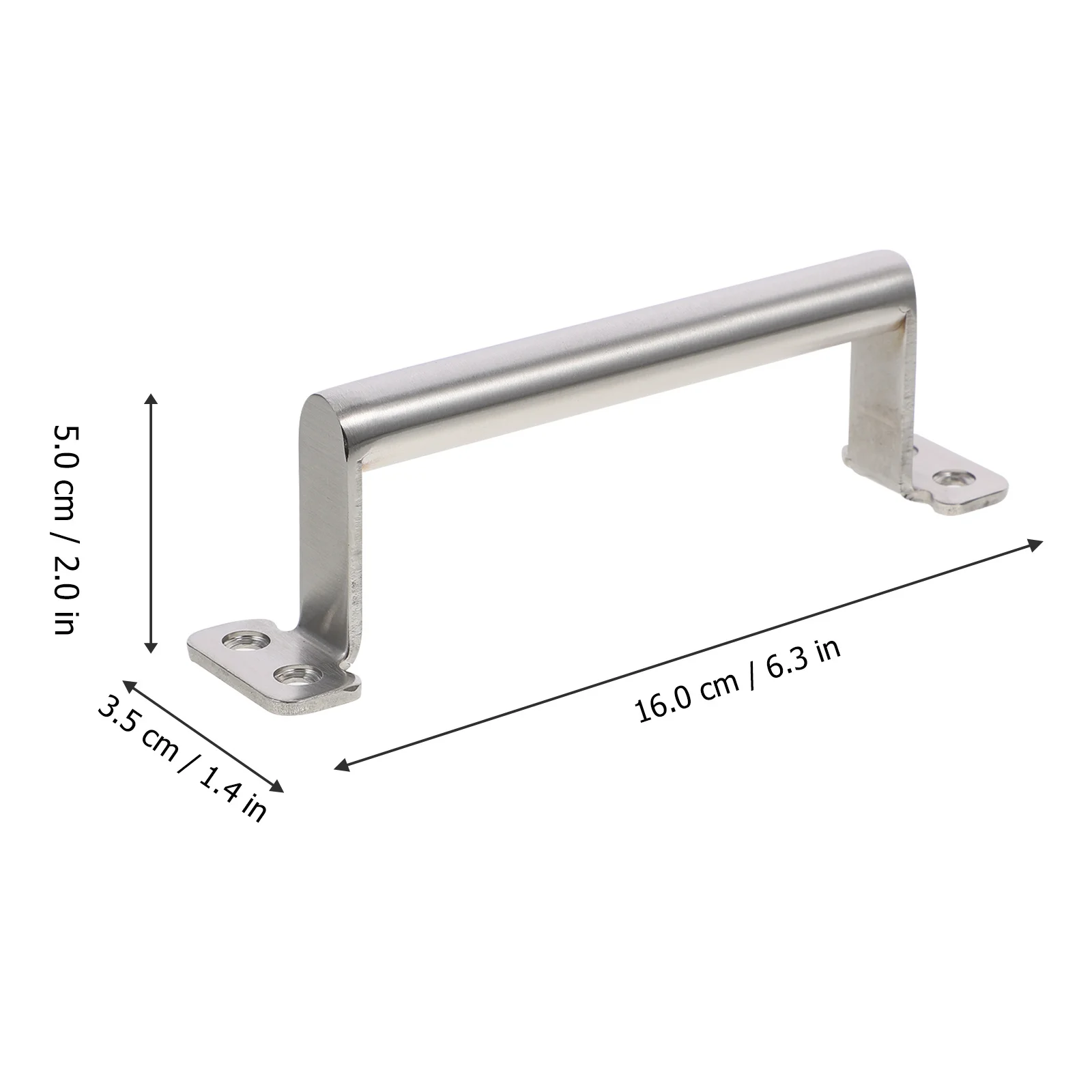 Stainless Steel Smooth Round Pull Handles Ergonomic Furniture Handles Cabinet Drawer Pulls Kitchen Use Cabinet Hardwares
