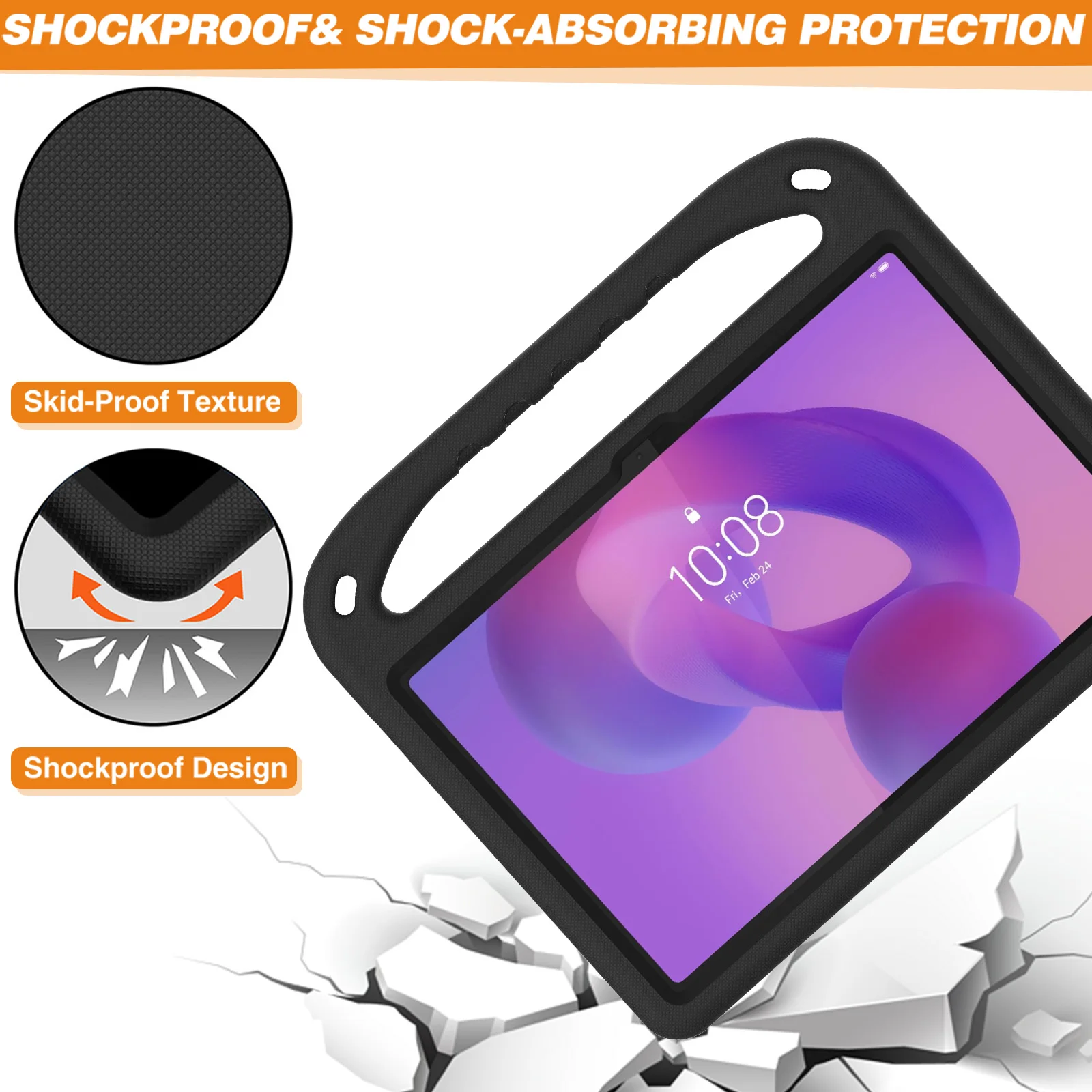 EVA Case For Lenovo  Idea Tab 11 TB336ZU TB336FU Xiaoxin Pad 2025 11 inch TB335FC Kids Foam Handle Stand Shockproof Cover #N
