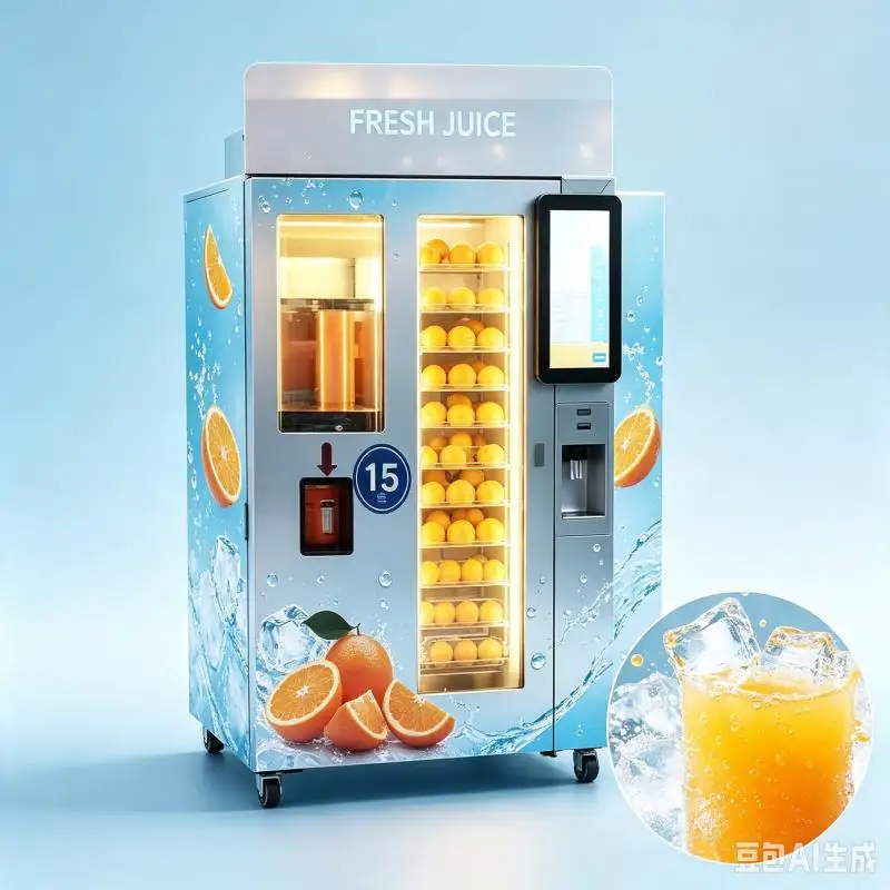 Commercial Orange Juice Vending Machine Customized Smart Citrus Extractor Fresh Juice Production System