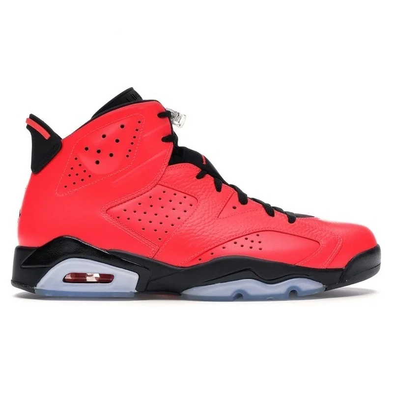 Authentic Nike Air Jordan Retro 6 6S AJ6 Men Infrared Black Hare