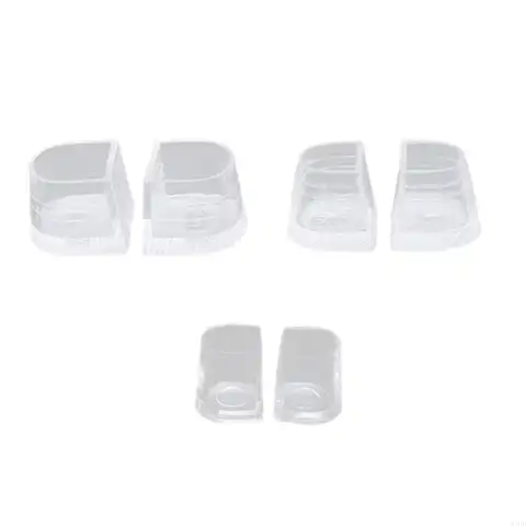 2 Pcs High Heel Protectors Silicone Heel Stoppers Heel Caps for Woman Female 24BD