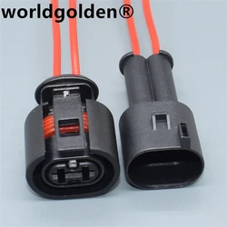 worldgolden 2 Pin 6N0 927 997 / 357 973 202 Automotive Connector ABS Sensor Plug For VW Audi