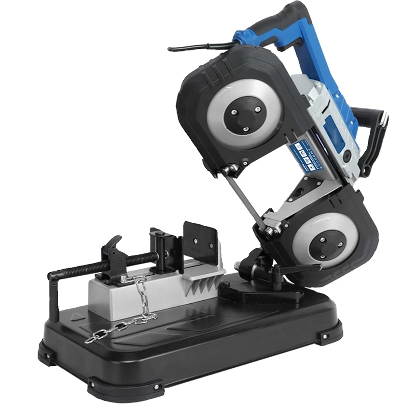 

Пильный станок с регулируемой скоростью 1500 Вт, многофункциональная ленточная пила для резки металлических прутков/станок для резки нержавеющей стали и алюминия