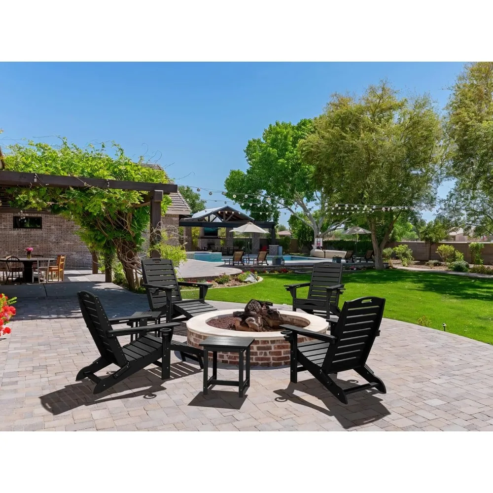 

Набор складных стульев Адирондак (2 шт.), стул Адирондак с выдвижной подставкой для ног, пластиковые стулья Адирондак, на заказ