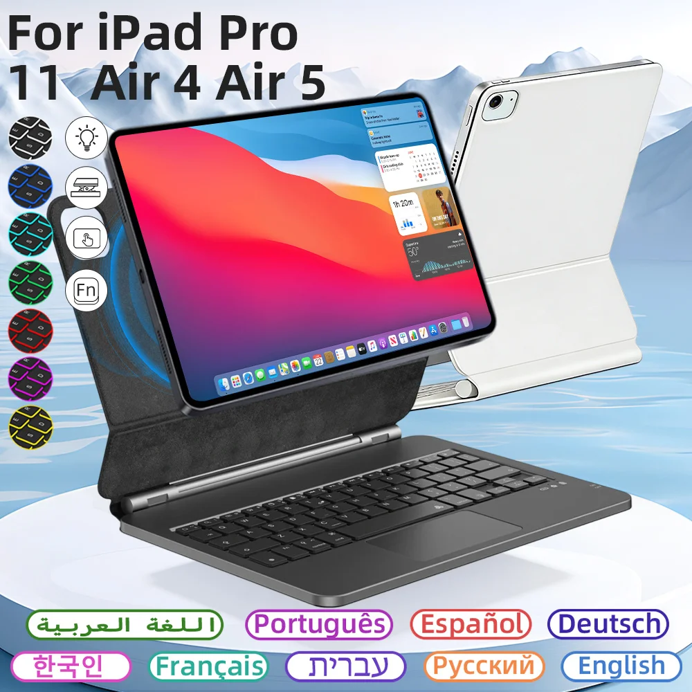clavier-bluetooth-magique-pour-ipad-109-pouces-air4-air5-gen-etui-pour-ipad-clavier-bluetooth-avec-pave-tactile-espagnol-anglais-russe