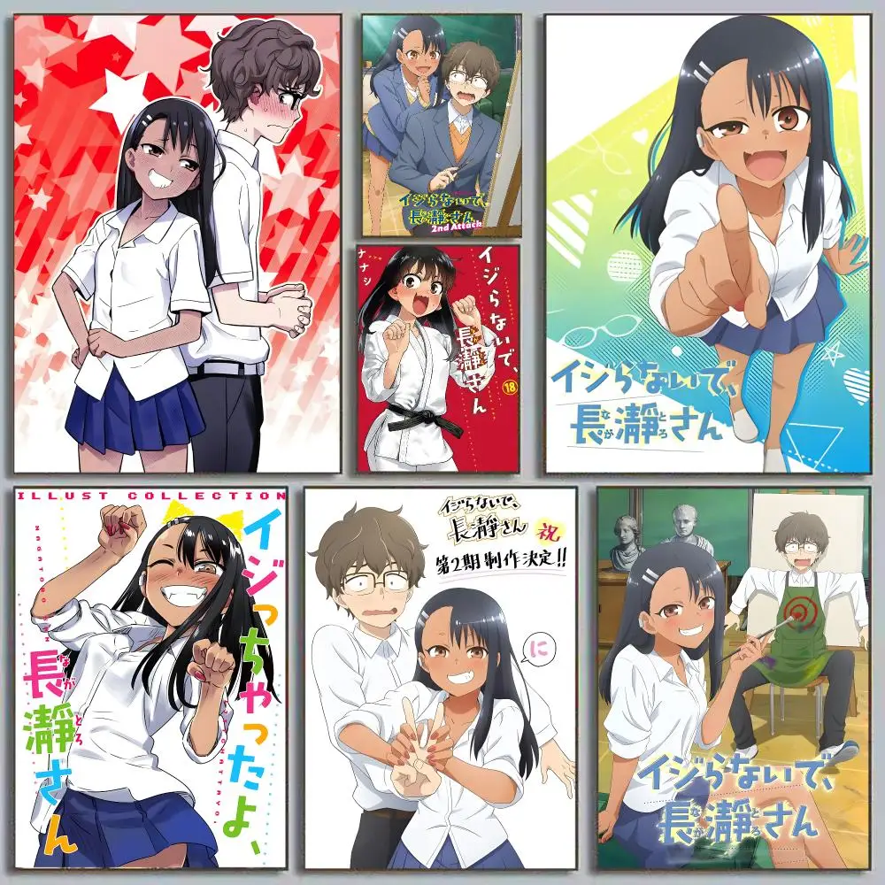 Don't Toy With Me, Miss Nagatoro Poster Sticky Poster Home Office Wall Bedroom Living Room Kitchen Decoration Painting