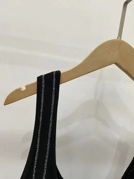 ผู้หญิง 2024 ต้นฤดูใบไม้ร่วงใหม่แขนกุดถักชุดมินิRibbed Elegant Party Dresses 5240181