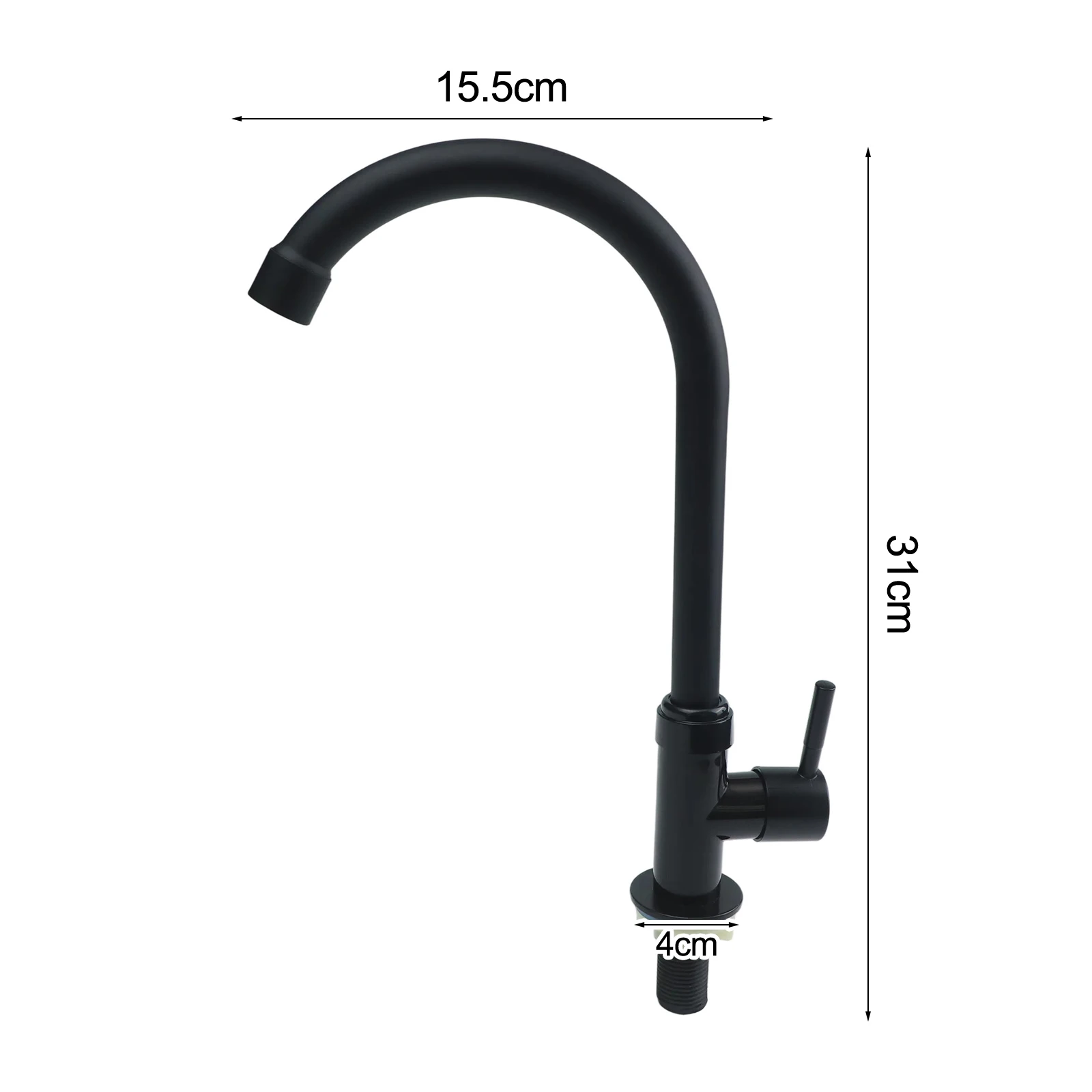 Purificador de agua de cocina de acero y plástico, grifo con orificio de una sola palanca, lavabo frío, lavabo de baño, grifo giratorio para baño