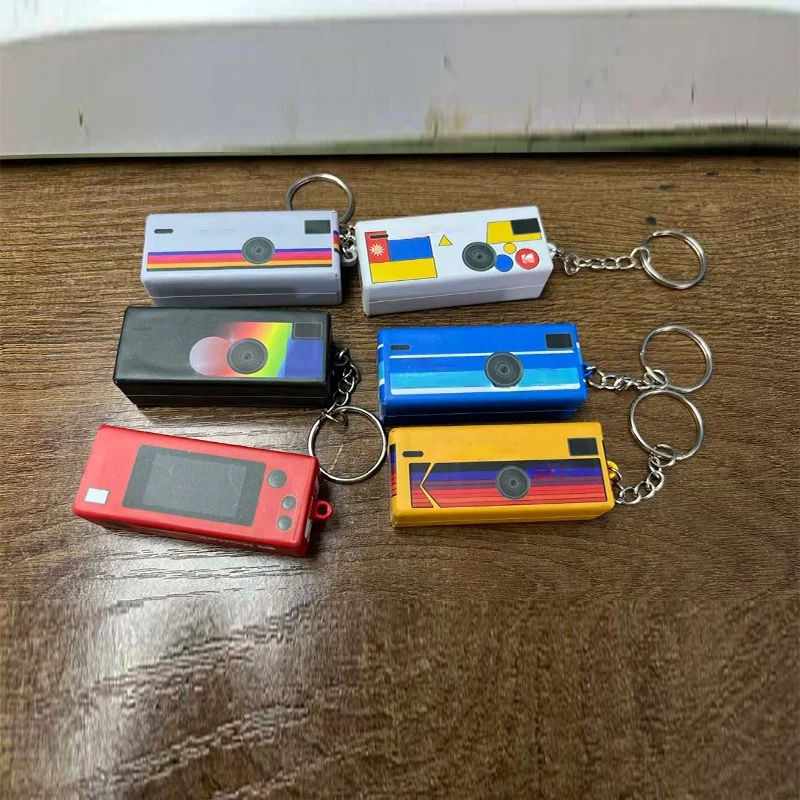 New Mini Camera Styling Keychain Bag Pendant Fashion Wear Matching Part Children's Friends Gift Mini Colorful Decorative Pendant