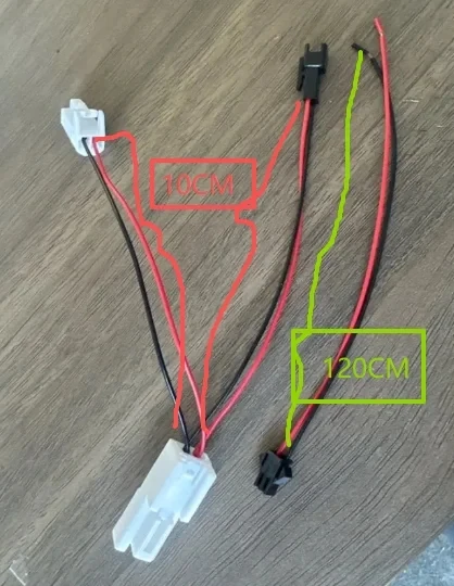 Compatible with car multimedia CD plug, 2-hole wiring harness, customized car connector