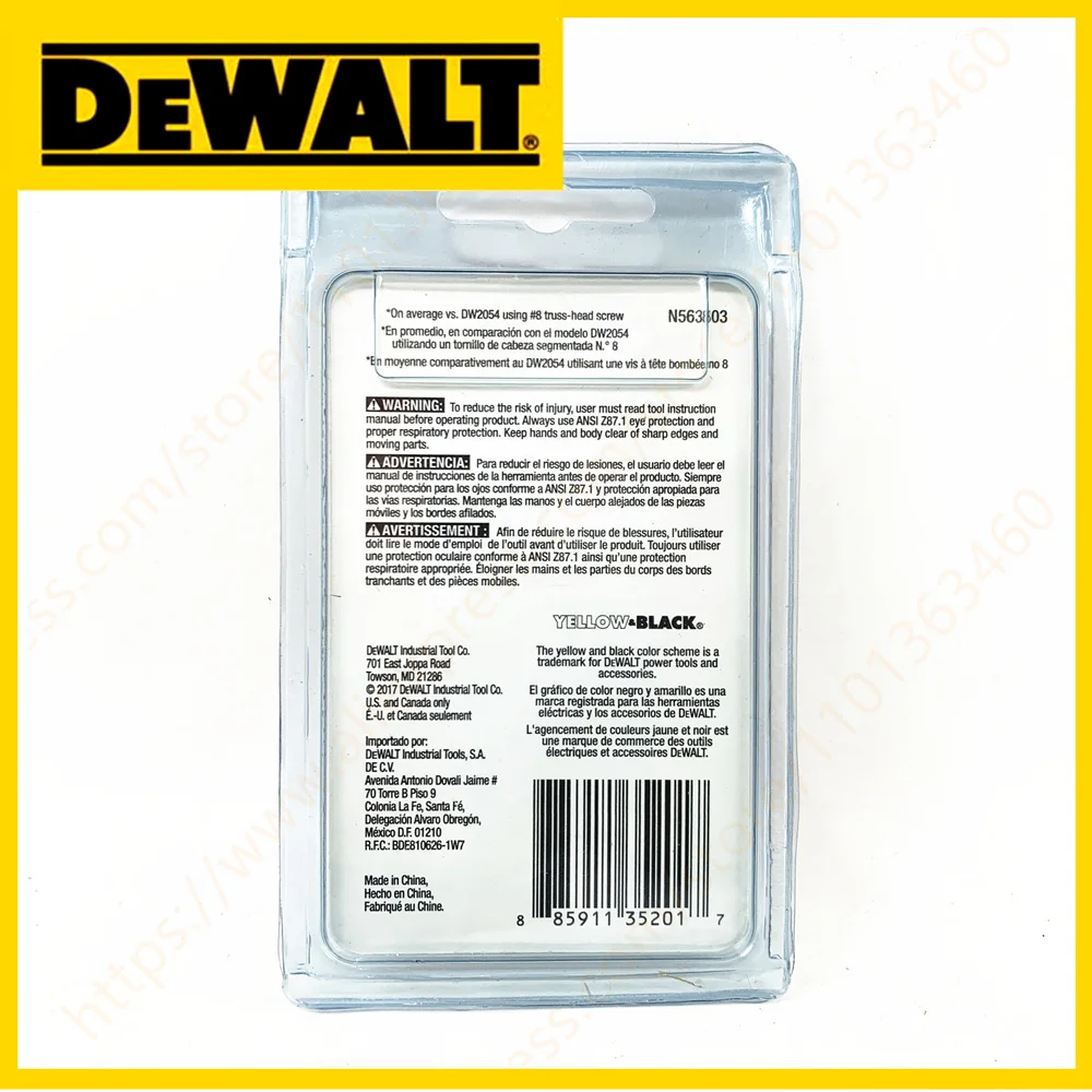 DEWALT muslimax MAXFIT Set di manicotti per punte di alimentazione Phillips Set di punte per Driver a percussione Bit magnetico girevole accessori per utensili Dewalt