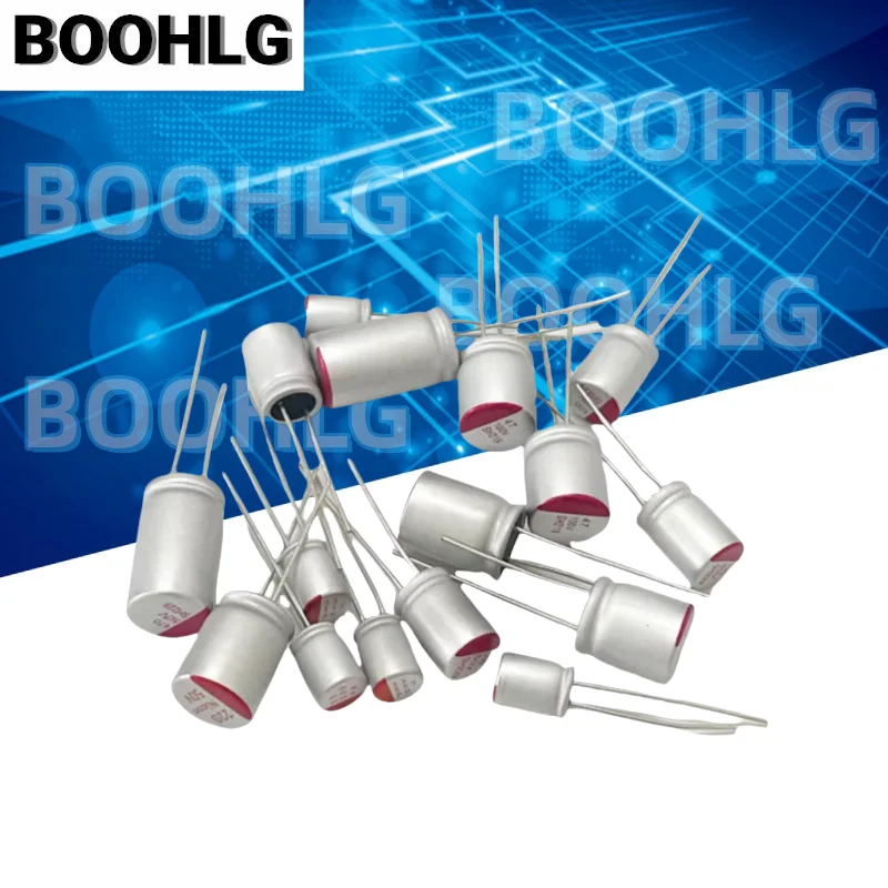 Capacitor eletrolítico contínuo, MERGULHO, baixo super, ESR, 6.3V, 10V, 16V, 100UF, 150, 220, 270, 330, 470, 560, 680, 820, 1000UF, 1200, 1500UF, novo, 10 unidades