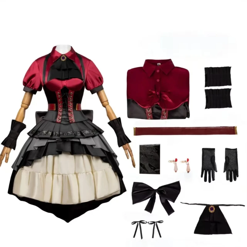 

Anime BanG Dream ! Ave Mujica Toyogawa Sachiko Cosplay Costume Oblivionis Stage Dress Full For Women Halloween Comic Con Outfit