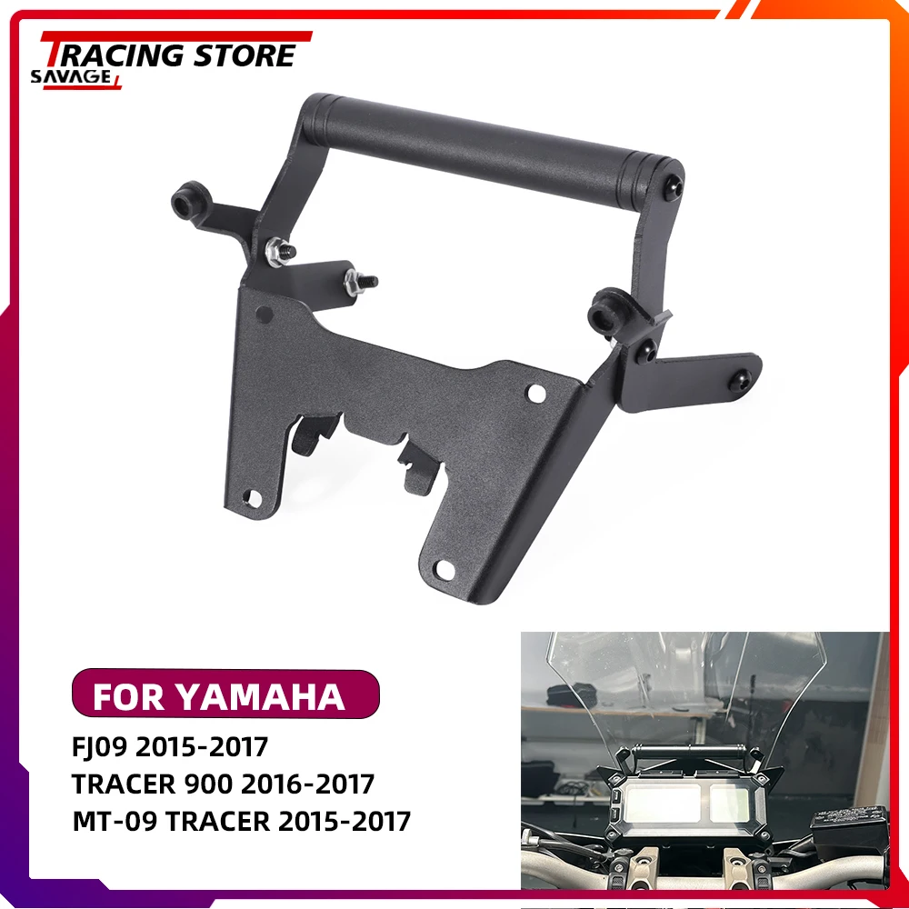 

For Yamaha FJ09 Tracer 900 MT-09 22mm Navigation Handlebar Extension Bracket Mobile Phone GPS Sat Nav Mounting Holder MT FJ 09